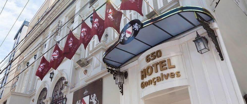 Hotel Goncalves- Proximo A Santa Casa De ปอร์โตอัลเลเกร ภายนอก รูปภาพ